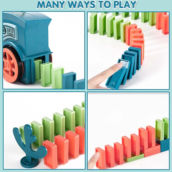 Domino Train Blocks Set (60 Pcs)