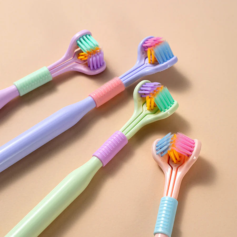 TriClean™ Nano 360° 3-Sided Toothbrush 🦷✨ (Buy 2 Get 1 Free🔥🔥)