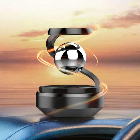 Plastic Solar Powered Levitating Ball Illusion Car Interior Dashboard Air Freshener