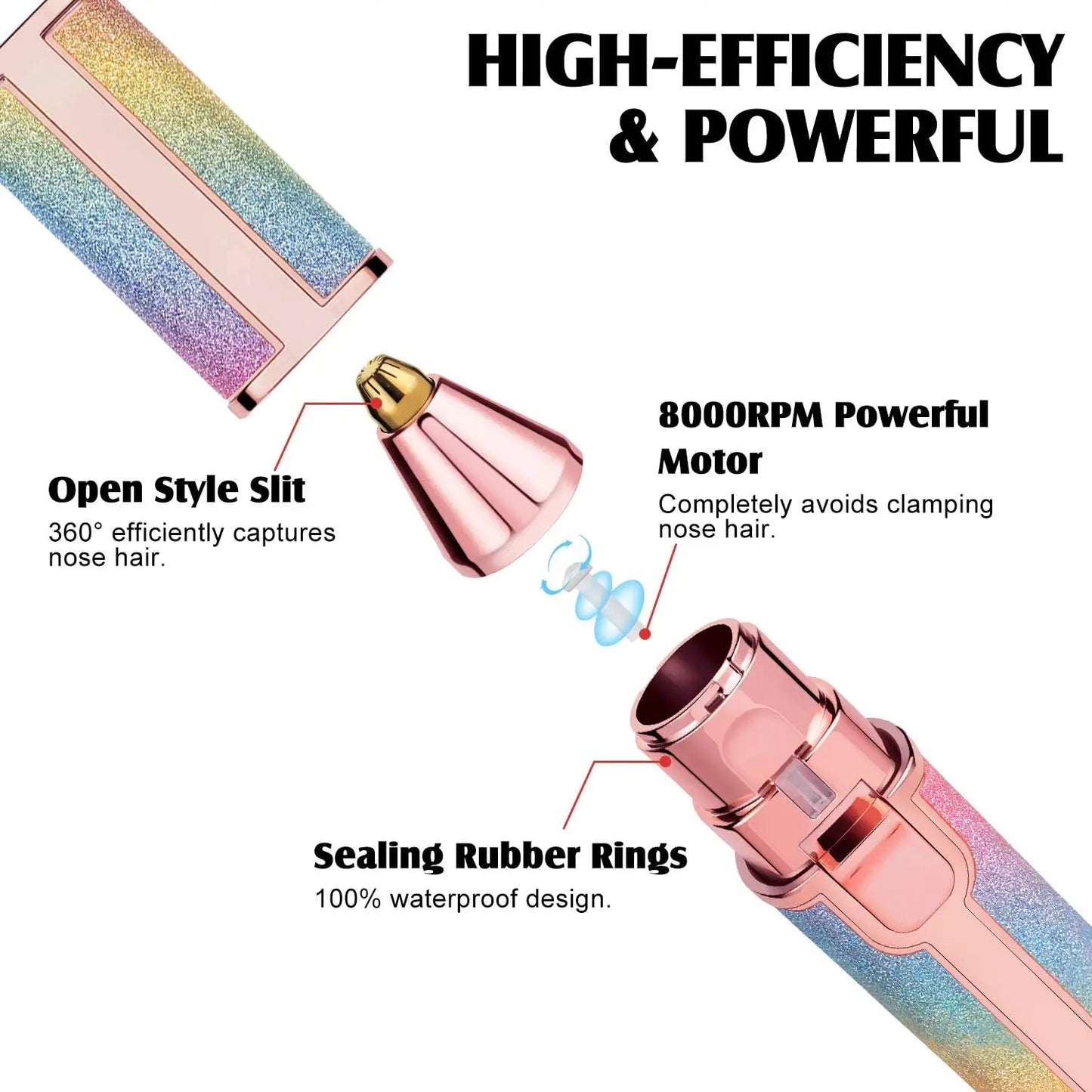 2 IN 1 Rechargeable Eyebrow Trimmer