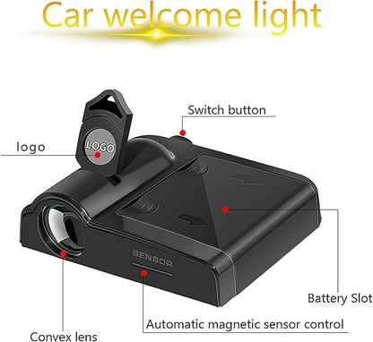 Automatic Car Logo Projector (Pack Of 4)