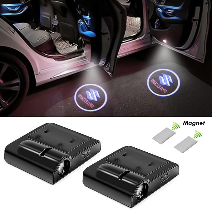 Automatic Car Logo Projector (Pack Of 4)