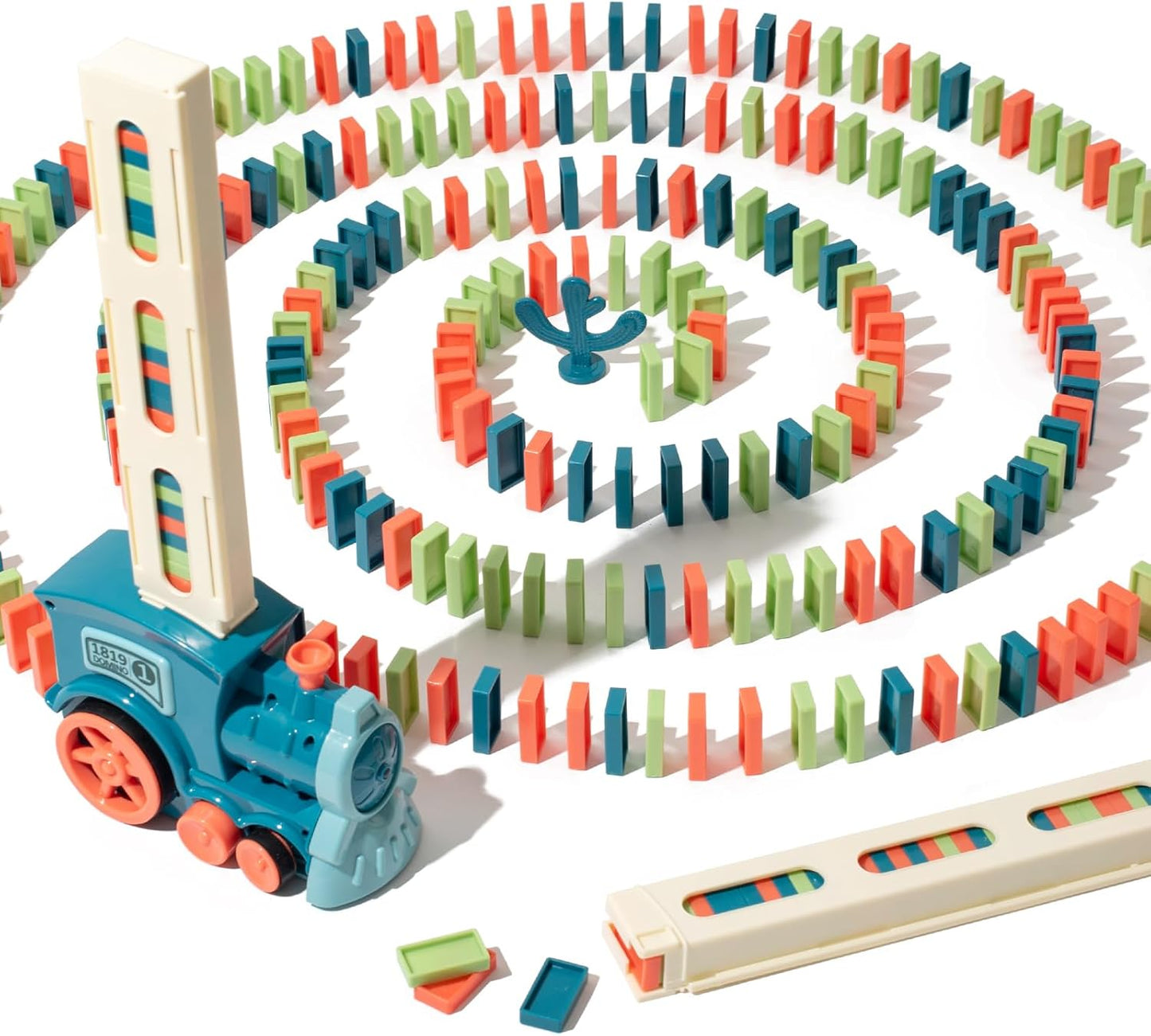 Domino Train Blocks Set (60 Pcs)