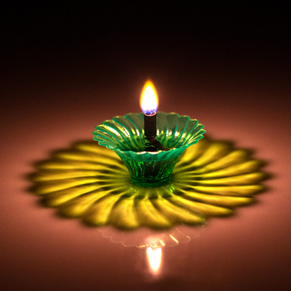 3D Reflection Diyas (Buy 1 set Get 1 Set Free Because Its Diwali)